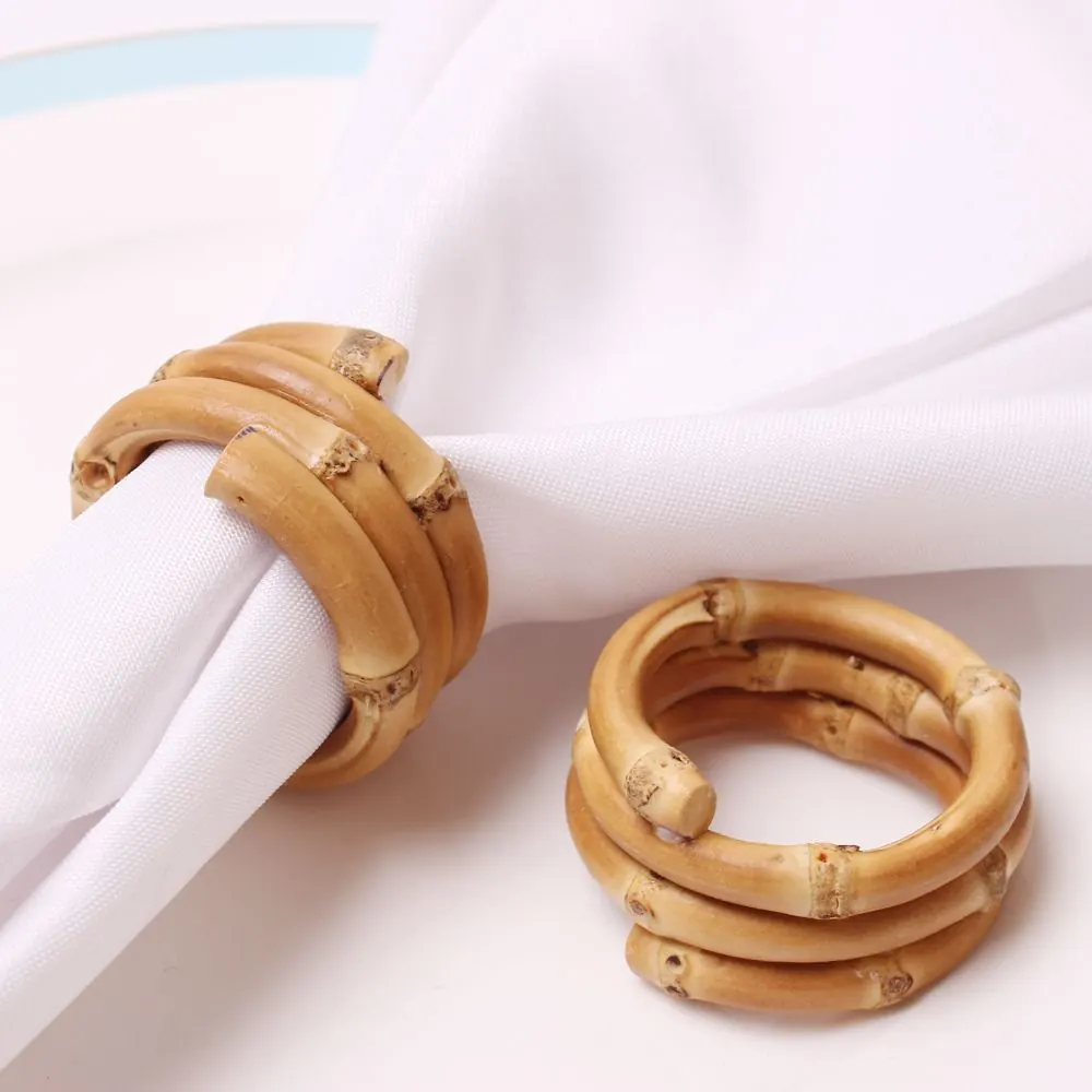 Bamboo Series — bamboo-handle cutlery, napkin rings, and eco-friendly kitchen tools